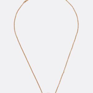 Kendra Scott Elisa Rose Gold Pendant Necklace In Black Gray Mother Of Pearl